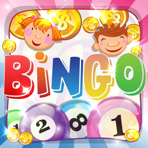 Super kids Girls and Boys Player Bingo " Children's Learning World Casino Blast Vegas Free Edition "