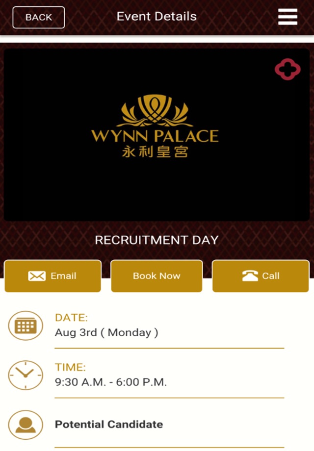Wynn Careers Macau screenshot 3