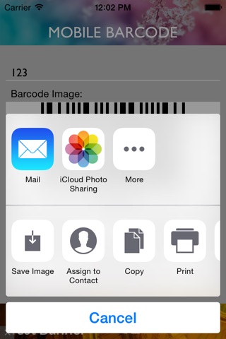 Mobile Barcode screenshot 2