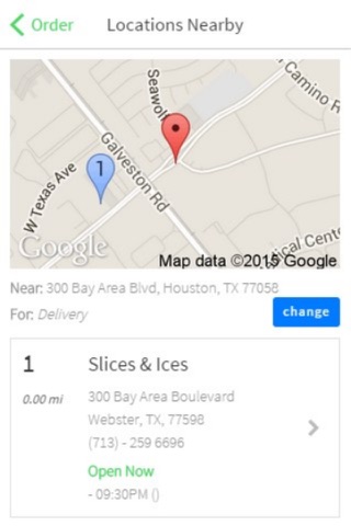 Slices & Ices Ordering screenshot 2