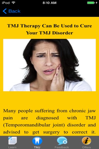 TMJ Disorder - Suggested Treatment & Remedies screenshot 2