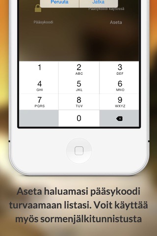 Avainlukulista screenshot 2