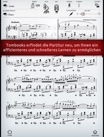 Play Chopin – Nocturne n°2 (partition interactive pour piano) screenshot 2