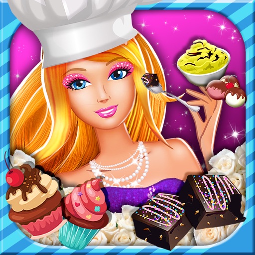 Princess cooking-Delicious brownies icon