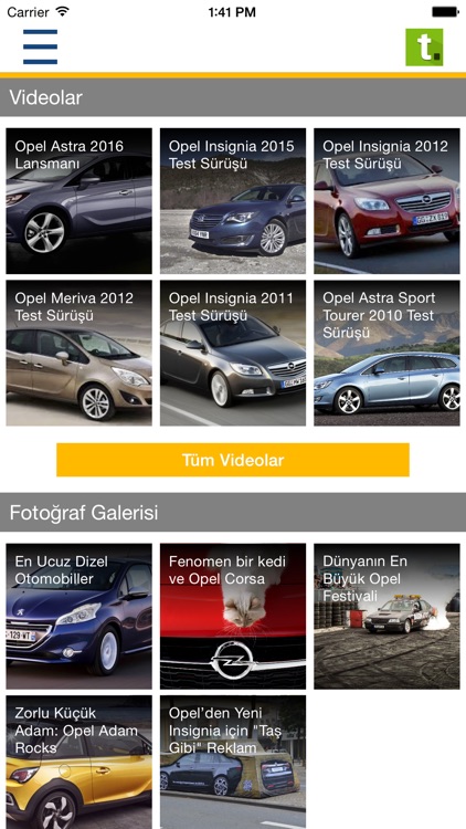 Tasit.com Opel Haber, Video, Galeri, İlanlar