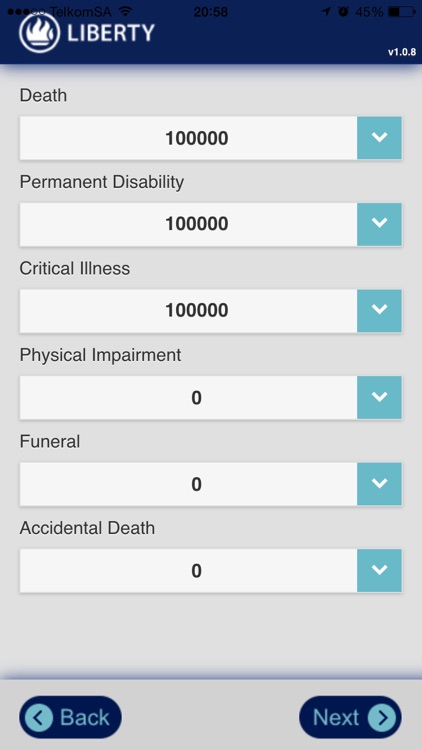 Namibia Rates Calculator