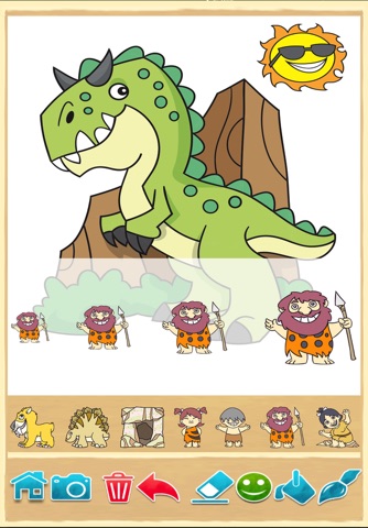 Dino coloring pages book screenshot 3