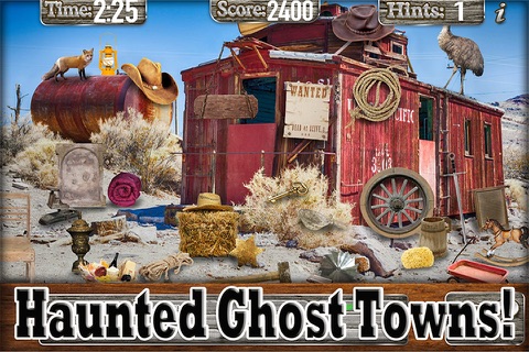 Haunted Ghost Town Hidden Objects - Object Time Puzzle Photo Games screenshot 2