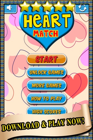 ``` 2015 ``` AAA Lovely Heart Puzzle Tile Matching Game screenshot 2