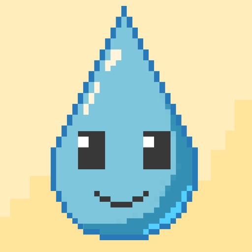 Don't Stop Water Dots Icon