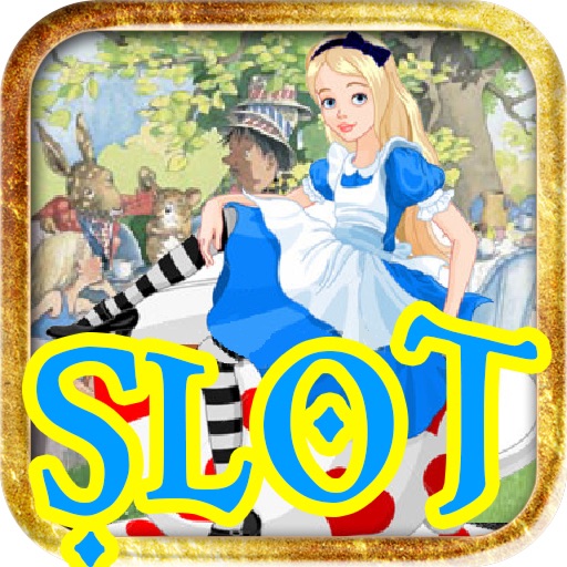 Alice Friend and Party in Wonderland Slots - FREE Casino Slot Machine Icon