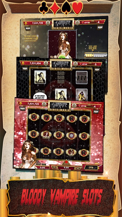 Blood Red Vampire Slots - Free True Casino Slot Machine