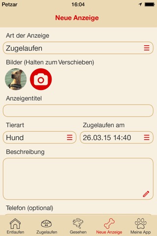 Petzar – Entlaufen, Zugelaufen, Gesehen! screenshot 3