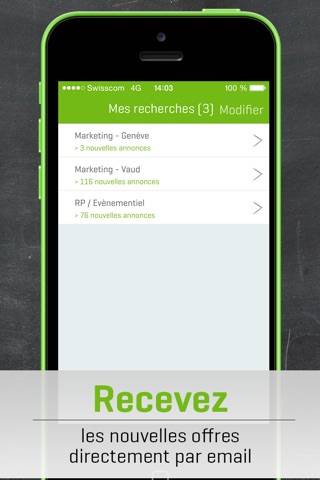 jobup.ch – Emplois en Romandie screenshot 3