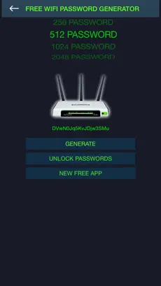 Screenshot 1 WIFI GRATIS Password Generator iphone