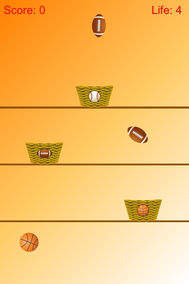 Ball Collect - Separate Baseball, Basketball And Football Free screenshot 2