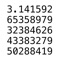 This app will only display the Pi 1 million digits, Euler's number one million digits and 100,000 prime numbers 