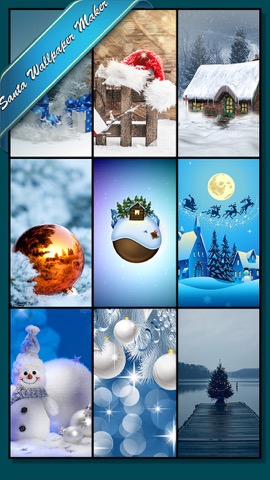 Santa Wallpaper Live Maker - Retina Photo Backgrounds of Xmas Tree, Light & Santa Clausのおすすめ画像2