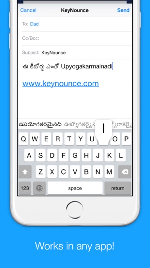 Telugu Transliteration Keyboard by KeyNounce(圖3)-速報App