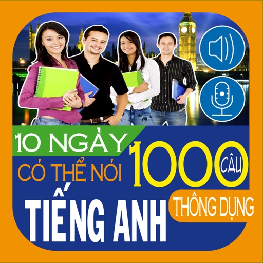 10 ngày có thể nói 1000 câu tiếng Anh – Mẫu câu thông dụng (In 10 days can say 1000 English Sentences – Common Sentences) Icon