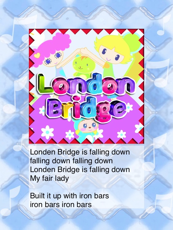 Kids Song 5 for iPad- English Kids Songs with Lyrics