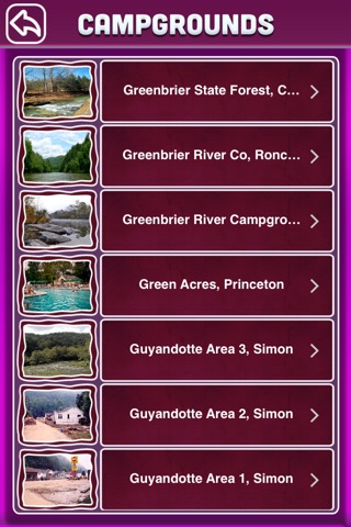 West Virginia Campgrounds Offline Guide screenshot 2