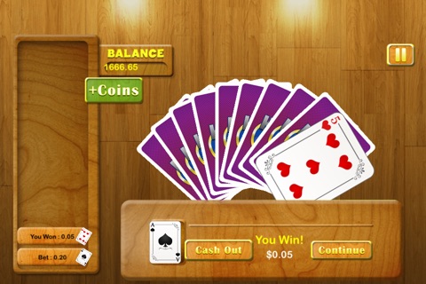 Awesome HiLo Casino Club Stars - ultimate card gambling table screenshot 2