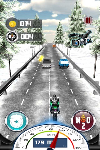 3D Motorcycle bike Driving Traffic - Free Racing Game screenshot 3