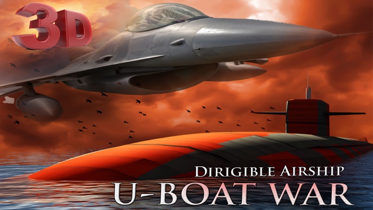 Uboat War Dirigible Airship 3D - B-52 Bomber Beyond Deep Sea