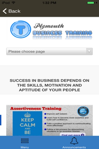 Plymouth Business Training screenshot 2
