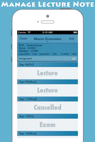 TimeHive - class timetable screenshot 4