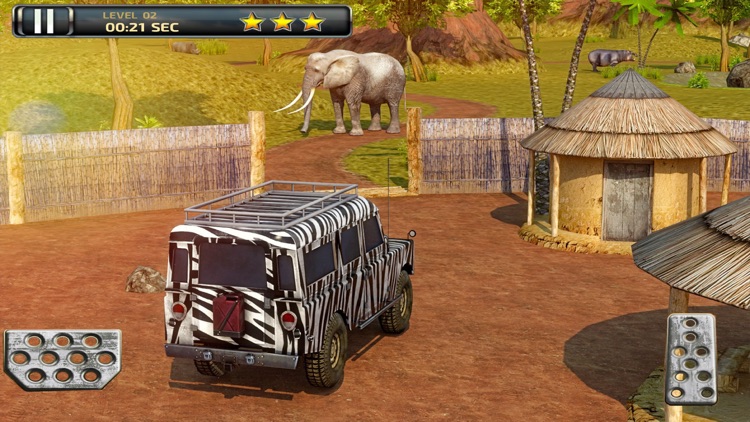 3D Safari Parking Free - Realistic Lion, Rhino, Elephant, and Zebra Adventure Simulator Games