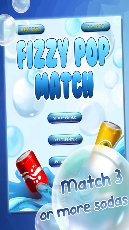 A New Fizzy Pop Match Mania App - Super Fun Game For Kids