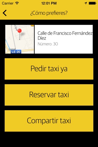 Ntaxi - Pide Reserva screenshot 2