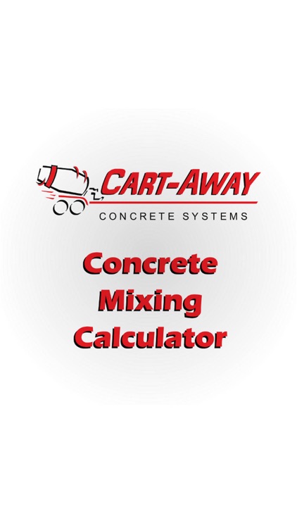 Cart Away Concrete Mixing Calculator