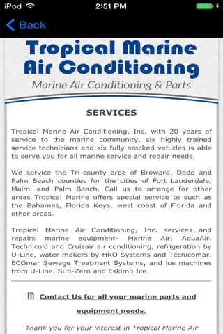 Tropical Marine Air Conditioning screenshot 3