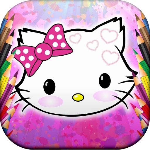 Kitty Coloring Fun iOS App