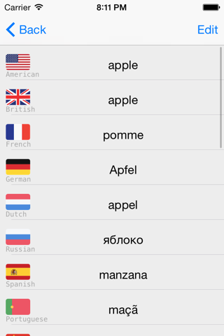 Learning Croatian Basic 400 Words screenshot 2