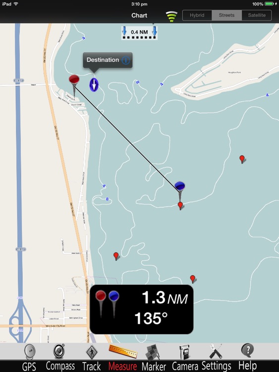 Michigan Lakes GPS Charts Pro
