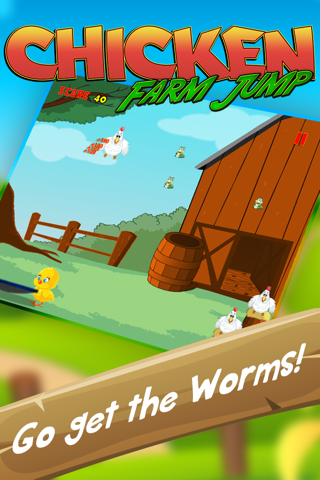 Chicken Farm Jump: Worm Warrior Heroes screenshot 2