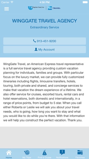 WingGate Travel Mobile