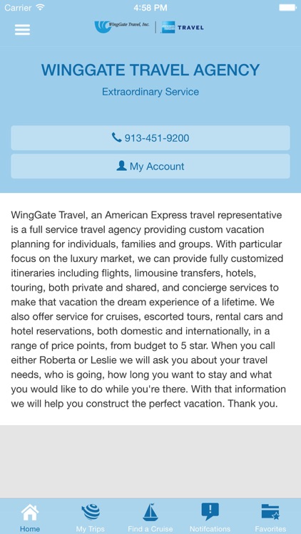 WingGate Travel Mobile