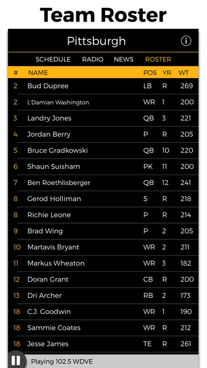 Pittsburgh Football Radio & Live Scores screenshot-3