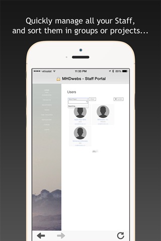 MHDwebs - Staff Portal screenshot 4