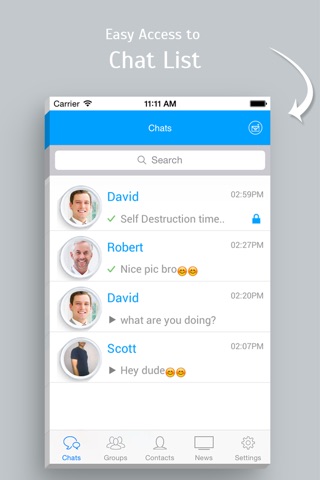 NiftyChat - Simple chat app screenshot 3