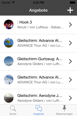 Flugschulen Gebrauchtmarkt screenshot 2