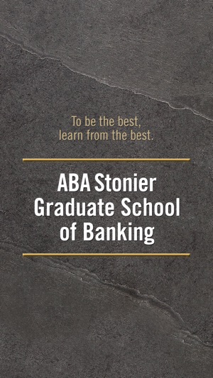 ABA Stonier Graduate School of Banking