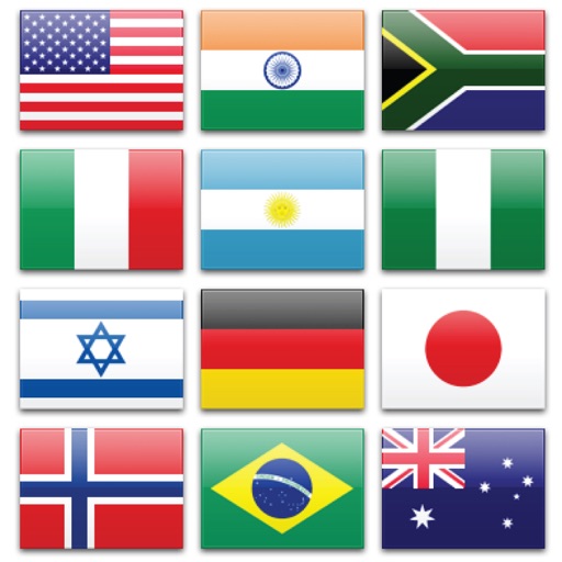 Flags of the World: Sort by Continent - learn geography & countries game Icon