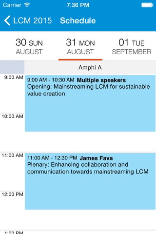 LCM 2015, Mainstreaming Life Cycle Management for sustainable value creation screenshot 2