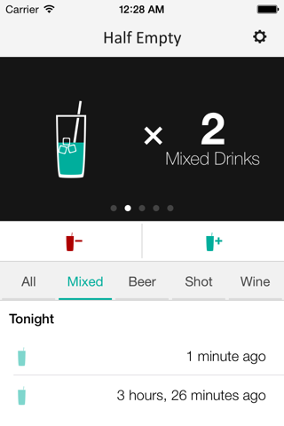 Half Empty - Drink Counter and Tracker screenshot 2